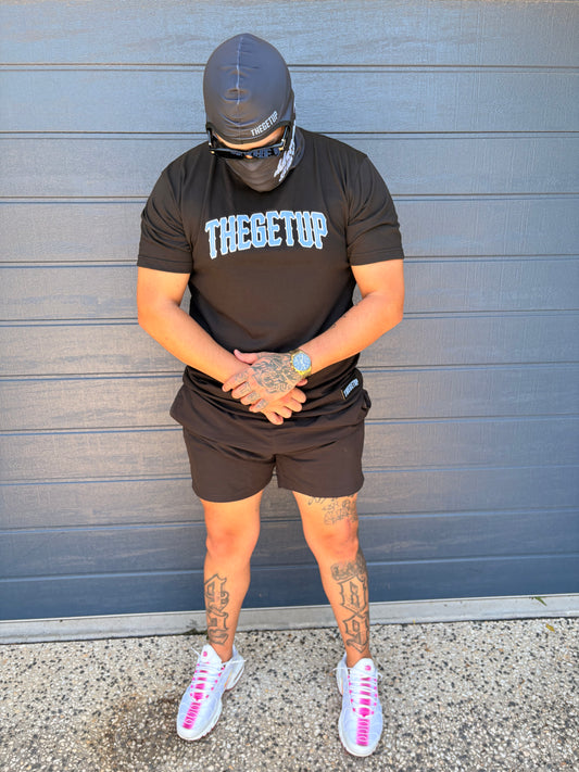 THEGETUP “baby blue” logo t-shirt