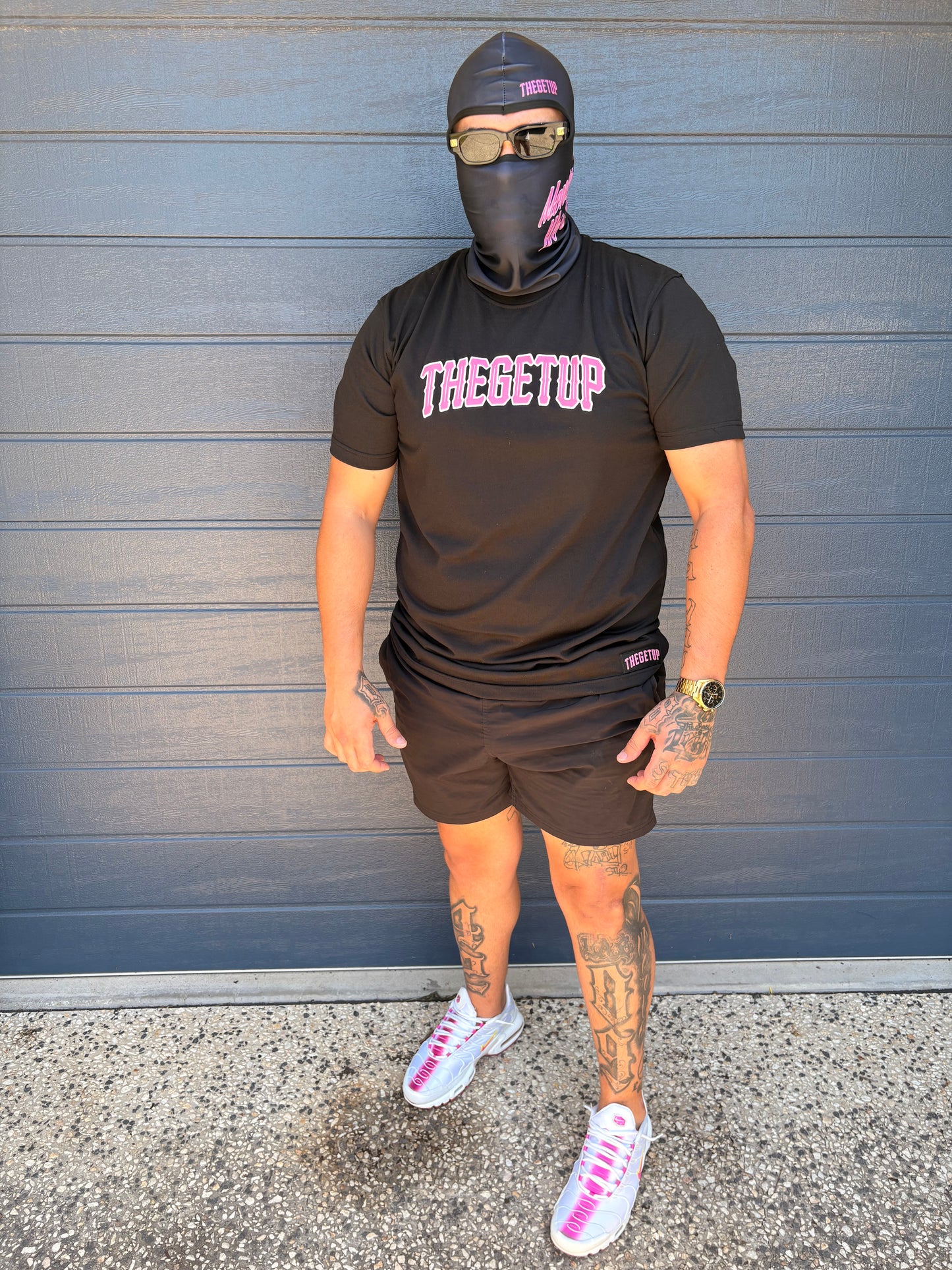 THEGETUP “cotton candy” pink logo t-shirt