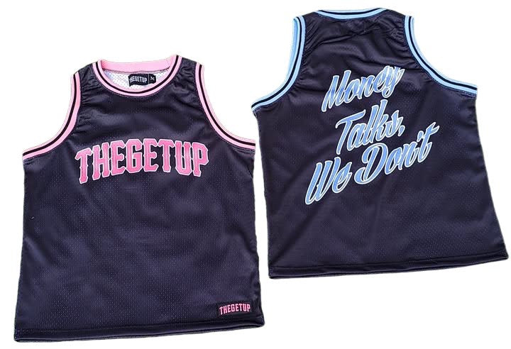 THEGETUP “MONEY TALK$, WE DONT” jersey singlets